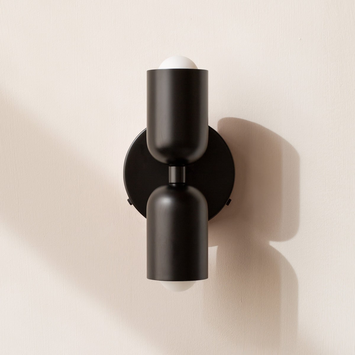 Battery Operated Wall Sconce with Dual Capsule Shades and Wireless Cordless Modern Lighting - Image 11