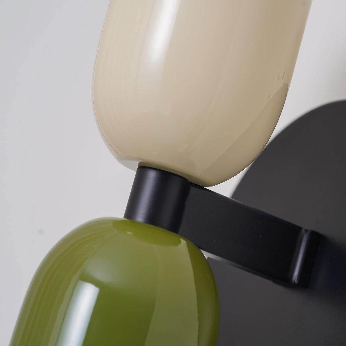 Battery Operated Wall Sconce with Dual Capsule Shades and Wireless Cordless Modern Lighting - Image 15