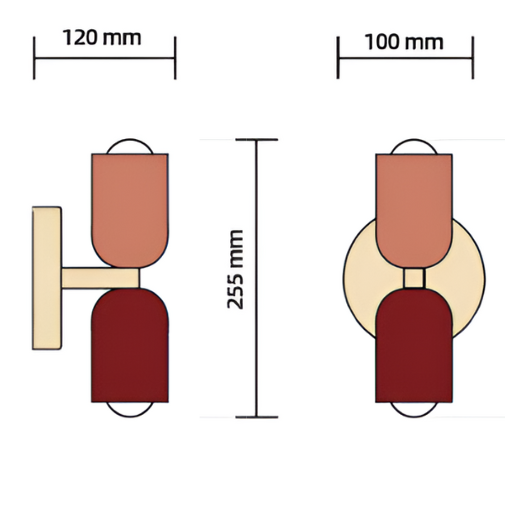 Battery Powered Wall Sconce with Dual Capsule Shades and Cordless Modern Design - Image 15
