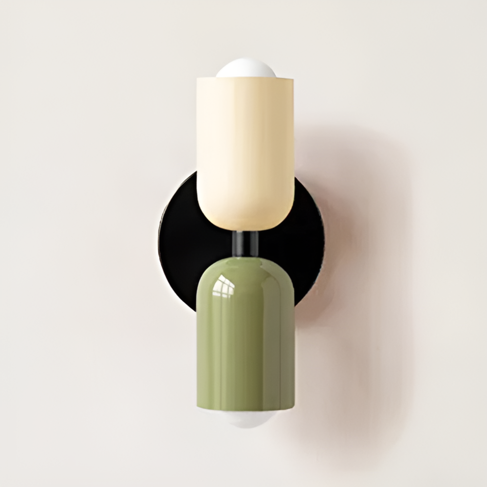 Battery Powered Wall Sconce with Dual Capsule Shades and Cordless Modern Design - Image 7
