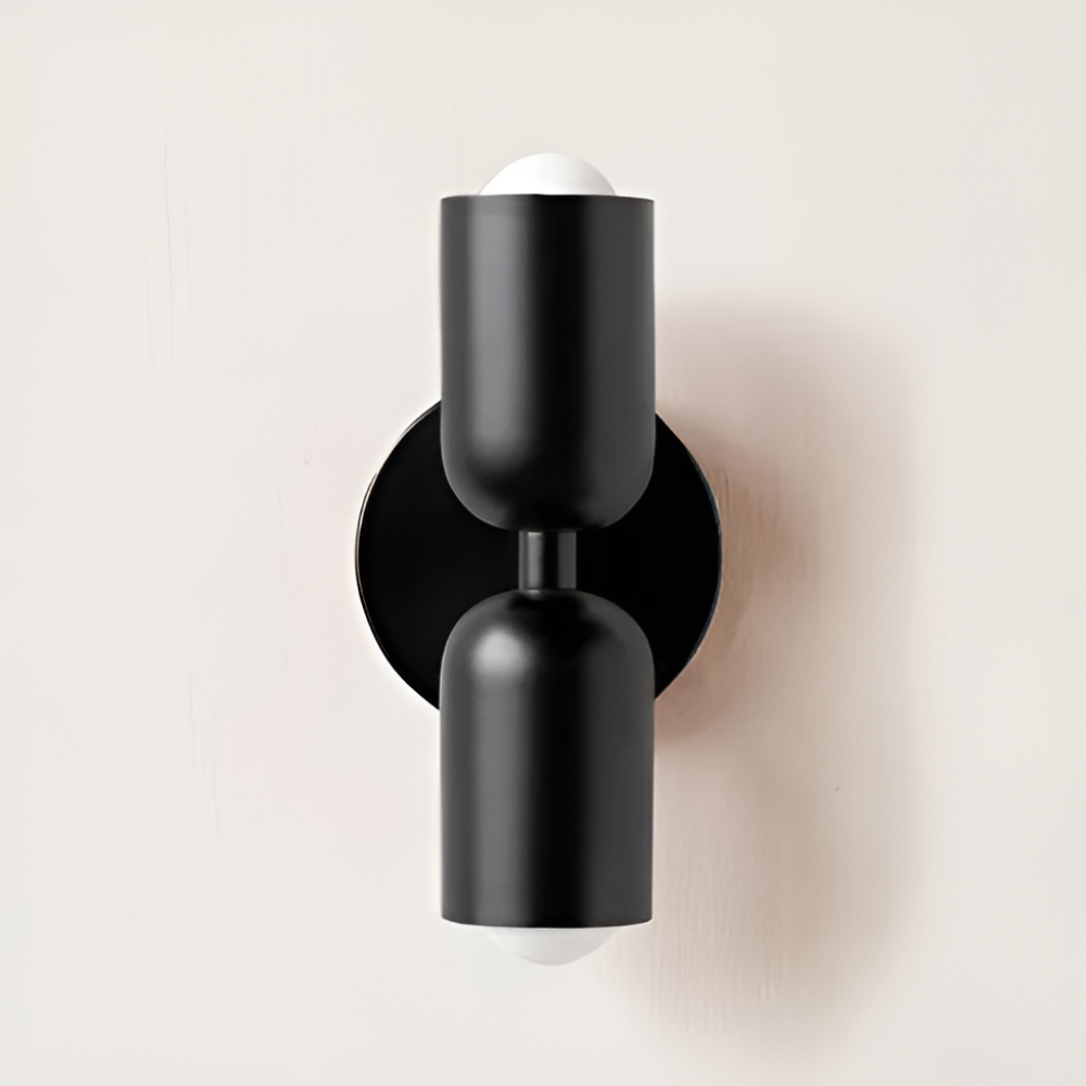 Battery Powered Wall Sconce with Dual Capsule Shades and Cordless Modern Design - Image 8