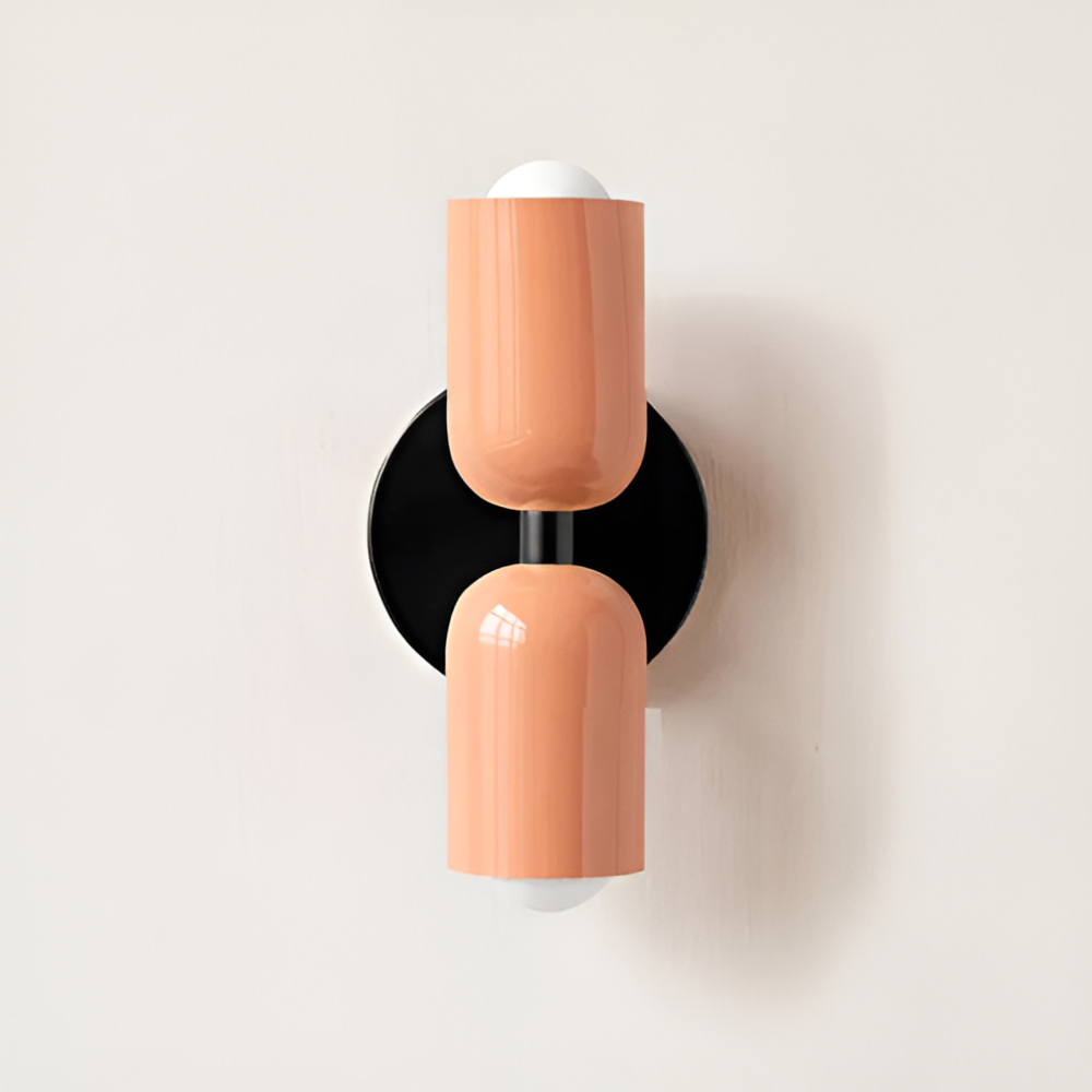 Battery Powered Wall Sconce with Dual Capsule Shades and Cordless Modern Design - Image 9