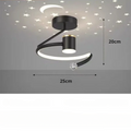 Bedroom Ceiling Light Fixtures with LED Semi Flush Mount Starry Sky Projection - Image 7