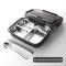 Bento Lunch Box with Stainless Steel Interior Airtight Compartments and Phone Stand Lid - Image 2