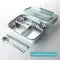 Bento Lunch Box with Stainless Steel Interior Airtight Compartments and Phone Stand Lid - Image 3
