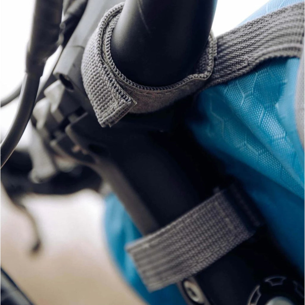 Bike Handlebar Bag with Touchscreen Phone Holder and Reflective Trim - Image 9