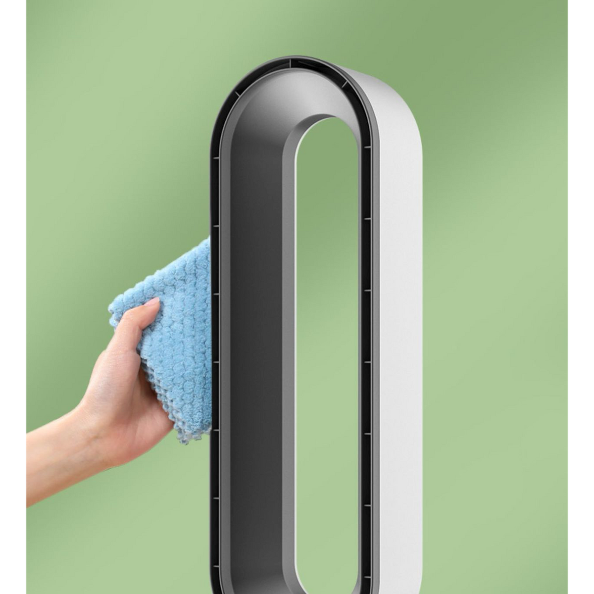 Bladeless Tower Fan with Air Purifier Remote Control and 90° Oscillation - Image 6