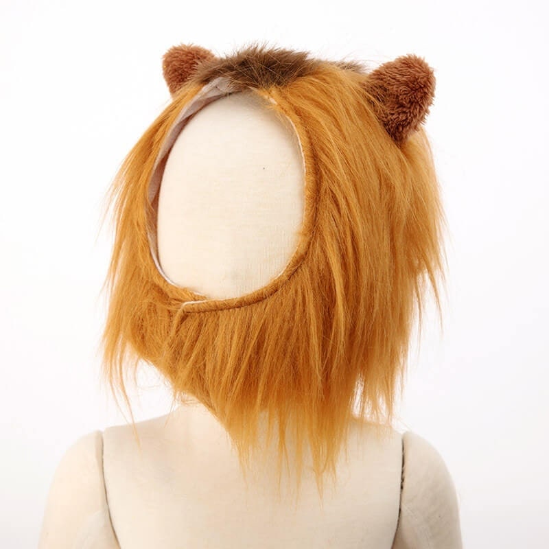 Boys' Halloween Beauty beast mutant Costume with Velvet Jacket and Faux Fur Hood - Image 6
