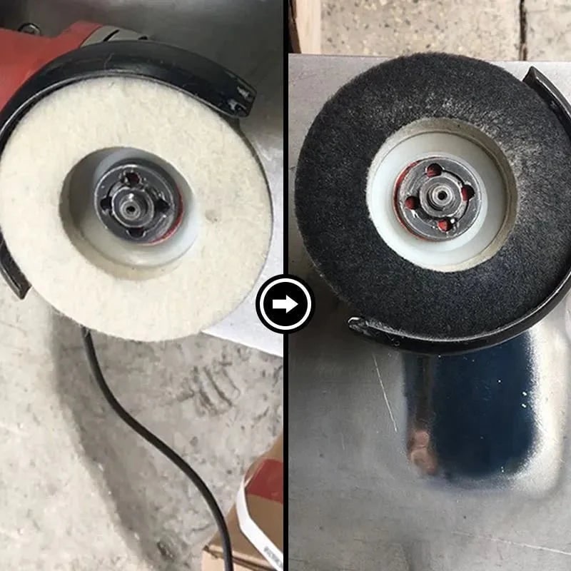 Buffing Wheel for Grinder with Wool Felt Polishing Pad for Angle - Image 4
