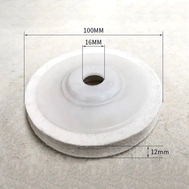 Buffing Wheel for Grinder with Wool Felt Polishing Pad for Angle - Image 5