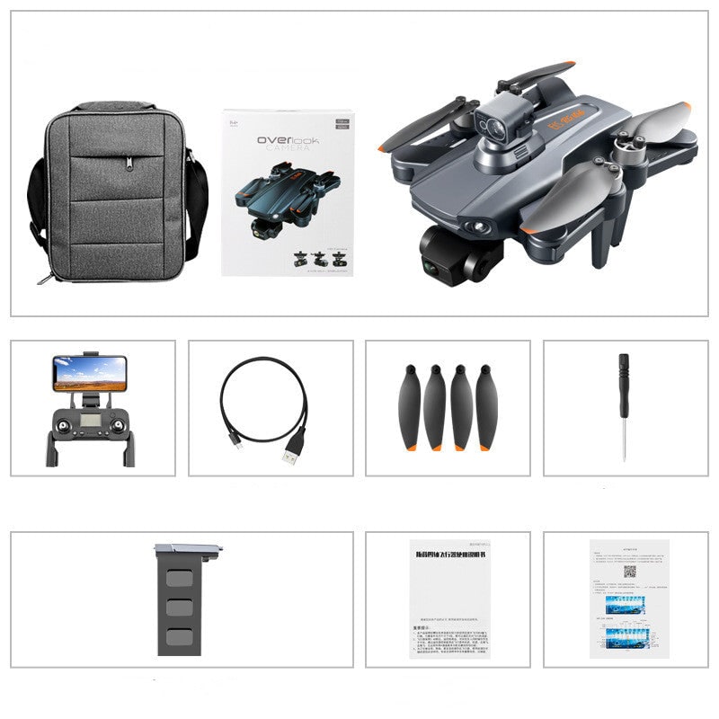 Camera Drone Quadcopter with 3-Axis Gimbal Foldable Portable Design and Remote Controller - Image 8