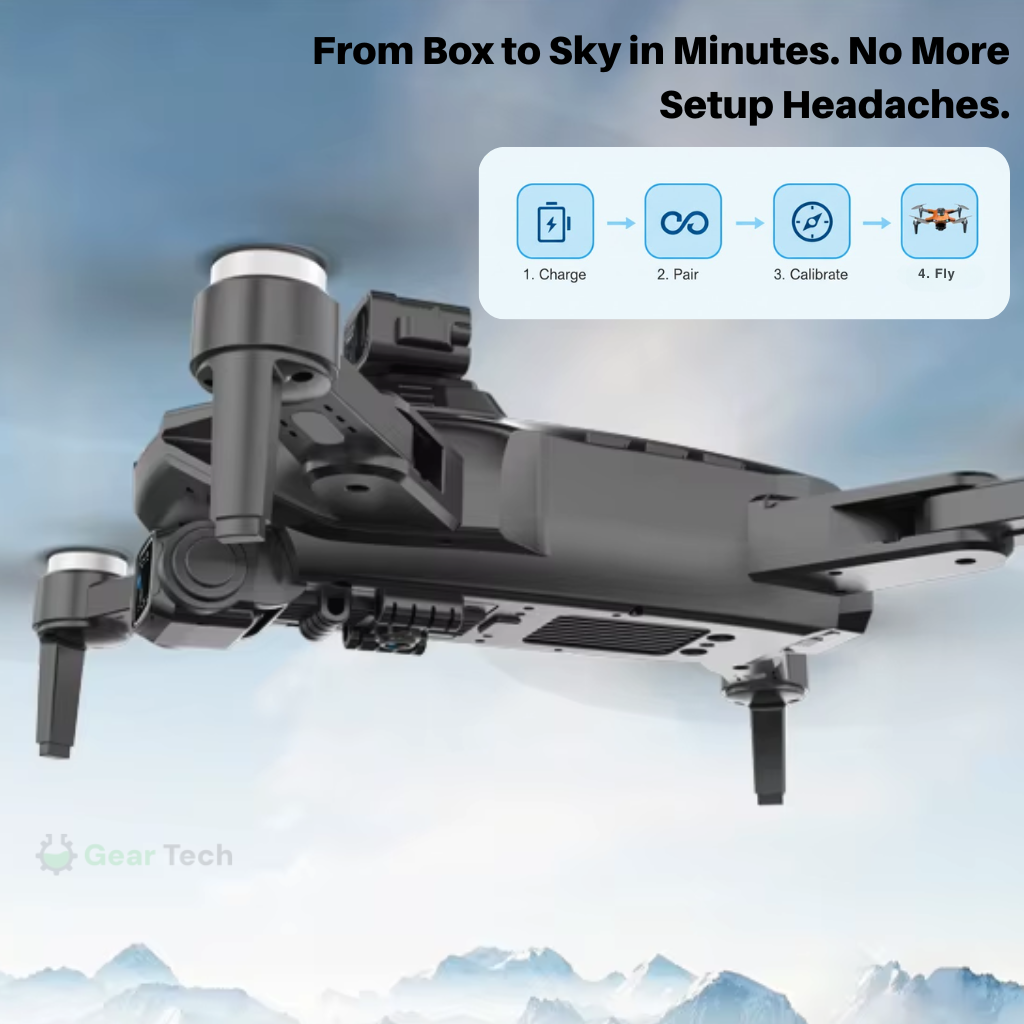 Camera Drone with Brushless Motor GPS Obstacle Avoidance and 3-Axis Gimbal - Image 11