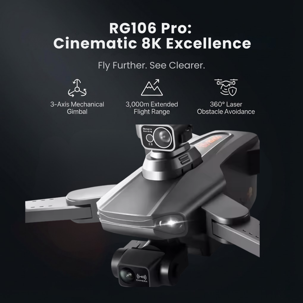 Camera Drone with Brushless Motor GPS Obstacle Avoidance and 3-Axis Gimbal - Image 2