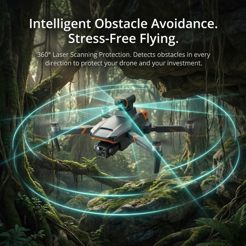 Camera Drone with Brushless Motor GPS Obstacle Avoidance and 3-Axis Gimbal - Image 5