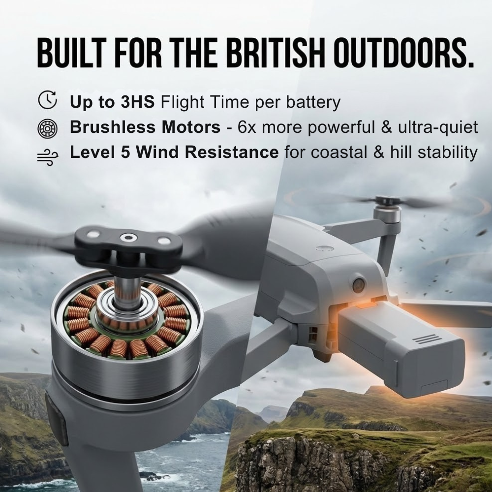 Camera Drone with Brushless Motor GPS Obstacle Avoidance and 3-Axis Gimbal - Image 6