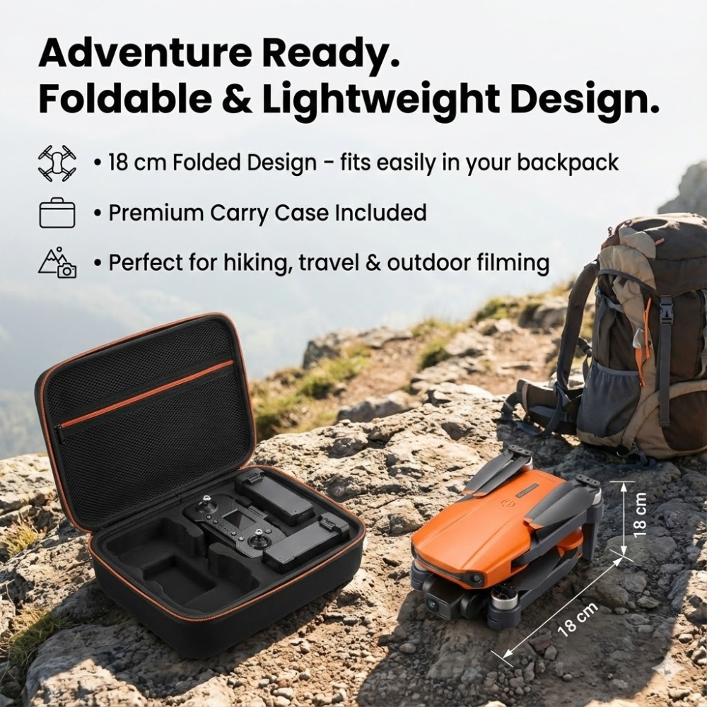 Camera Drone with Brushless Motor GPS Obstacle Avoidance and 3-Axis Gimbal - Image 8