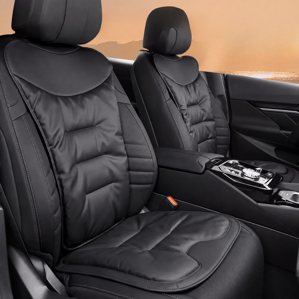 Car Seat Cushion with Lumbar Support and Ergonomic Back Pain Relief Pad - Image 2