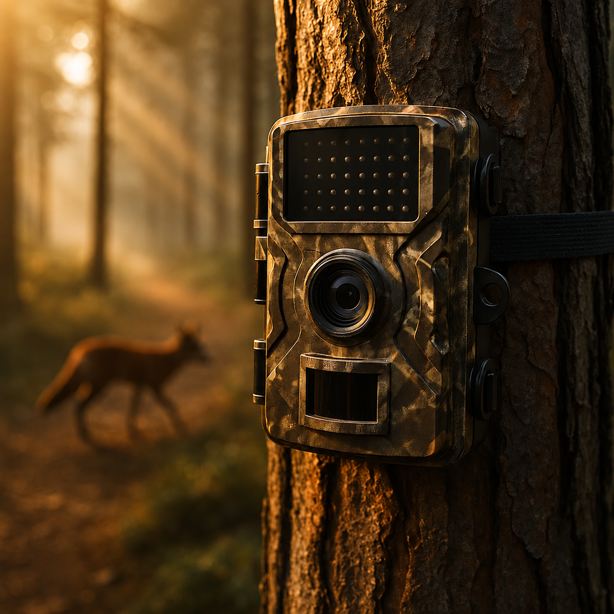 Cell Trail Camera with Night Vision and Waterproof Camouflage Design - Image 9