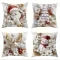 Christmas Pillow Covers Set of 4 Square Throw with 3D Holiday Designs - Image 9