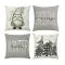 Christmas Pillow Covers Set of 4 with Hidden Zipper and Festive Holiday Prints - Image 9