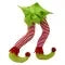 Christmas Tree Decorations Plush Elf Legs with Striped Stockings and Curled Toe Shoes - Image 2