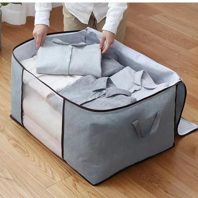Clothes Storage Bags with Clear Window and Foldable Design for Bedding and Garments - Image 9