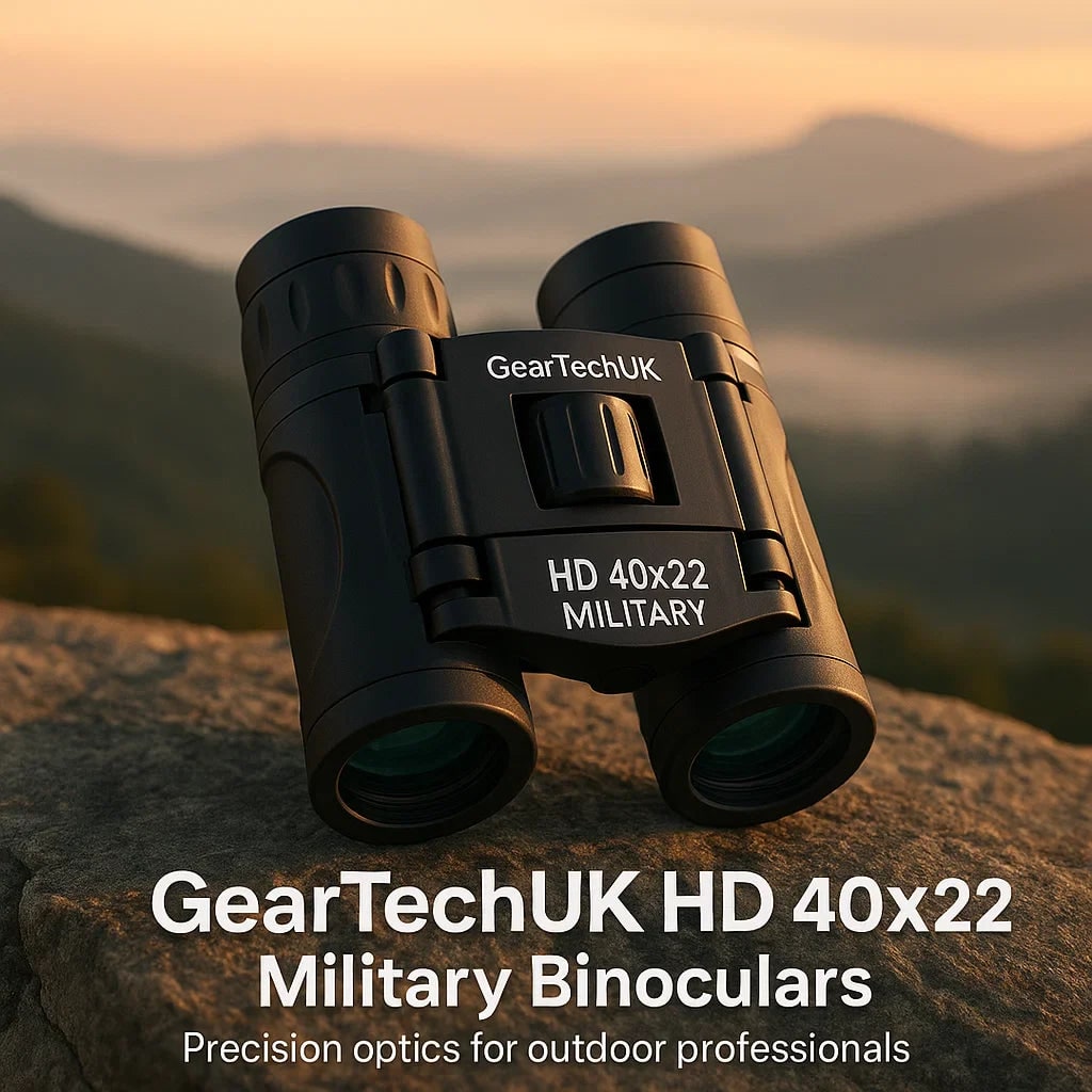 Compact Folding Binoculars 40x22 with Bak4 Prism and Water-Resistant Design - Image 2