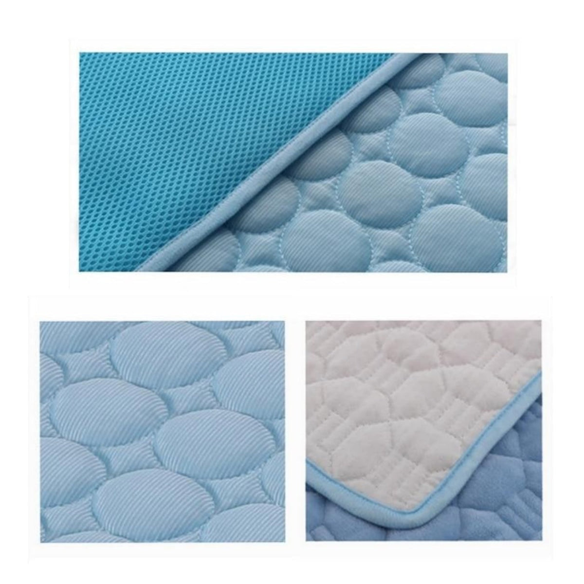 Cooling Pad for Dogs with Foldable Quilted Design and Breathable Mesh Backing - Image 5