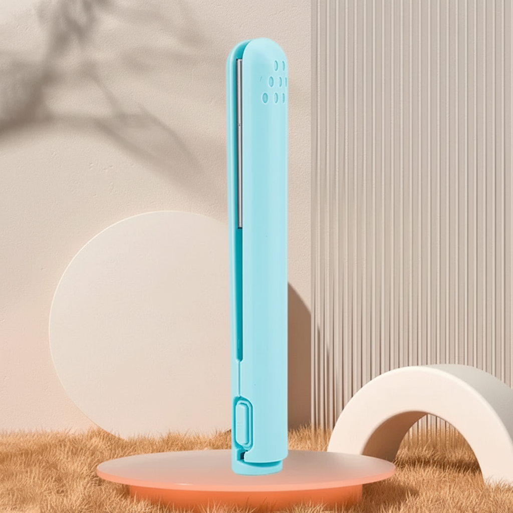 Cordless Mini Hair Straightener with Ceramic Plates and USB Rechargeable Battery - Image 6