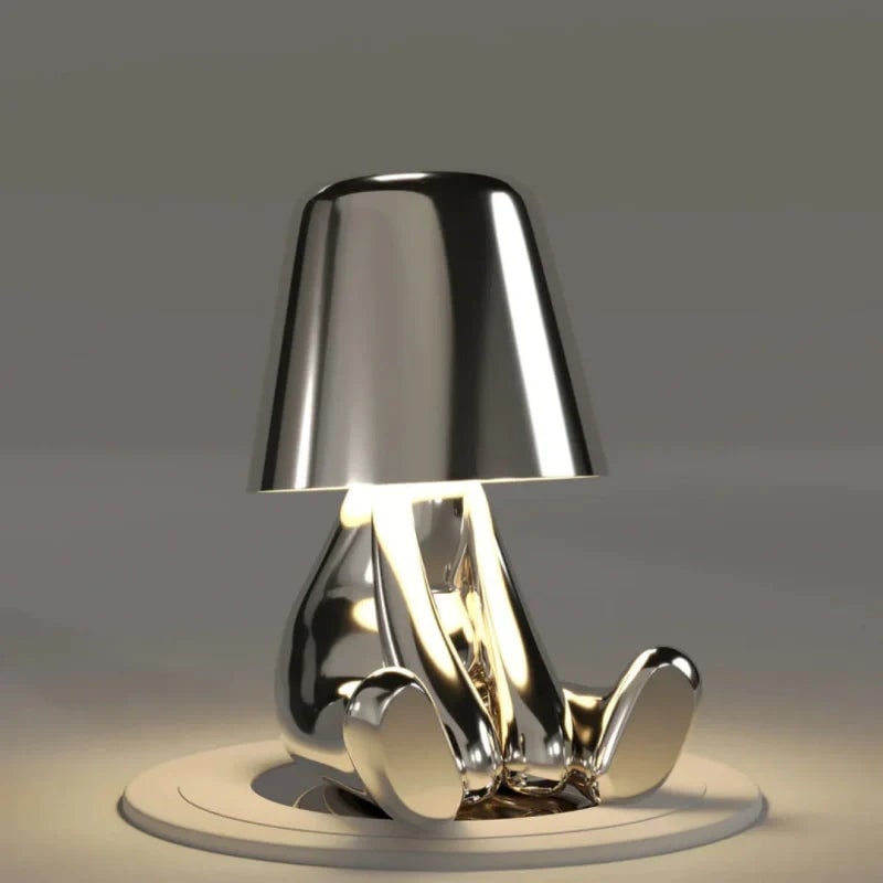 Cordless Rechargeable Table Lamp with Touch Dimming and Metallic Finish - Image 15