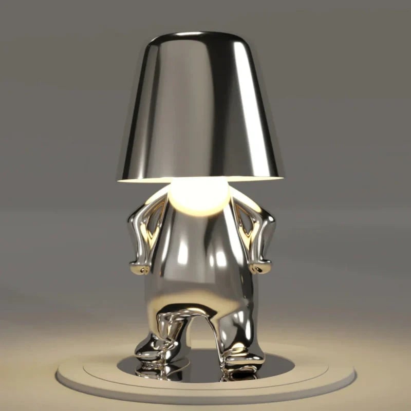 Cordless Rechargeable Table Lamp with Touch Dimming and Metallic Finish - Image 16