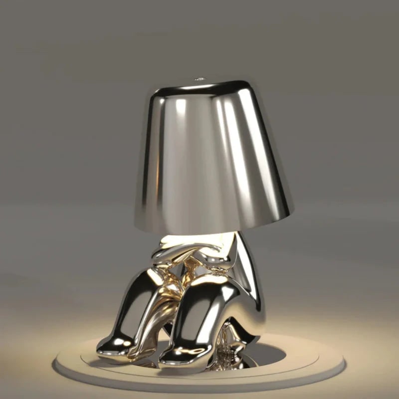 Cordless Rechargeable Table Lamp with Touch Dimming and Metallic Finish - Image 19