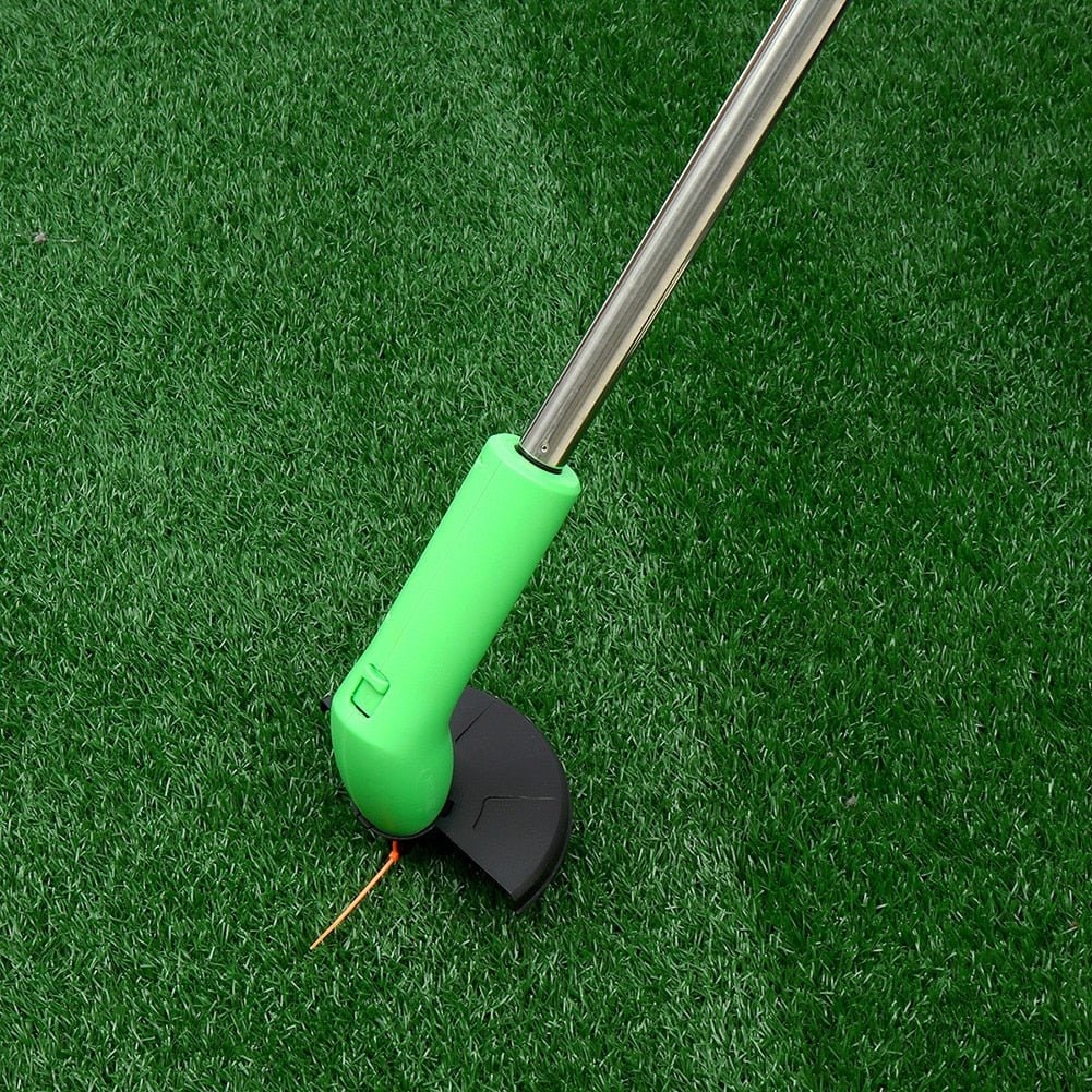 Cordless String Trimmer with Telescopic Pole and Battery Power for Grass Trimming - Image 3