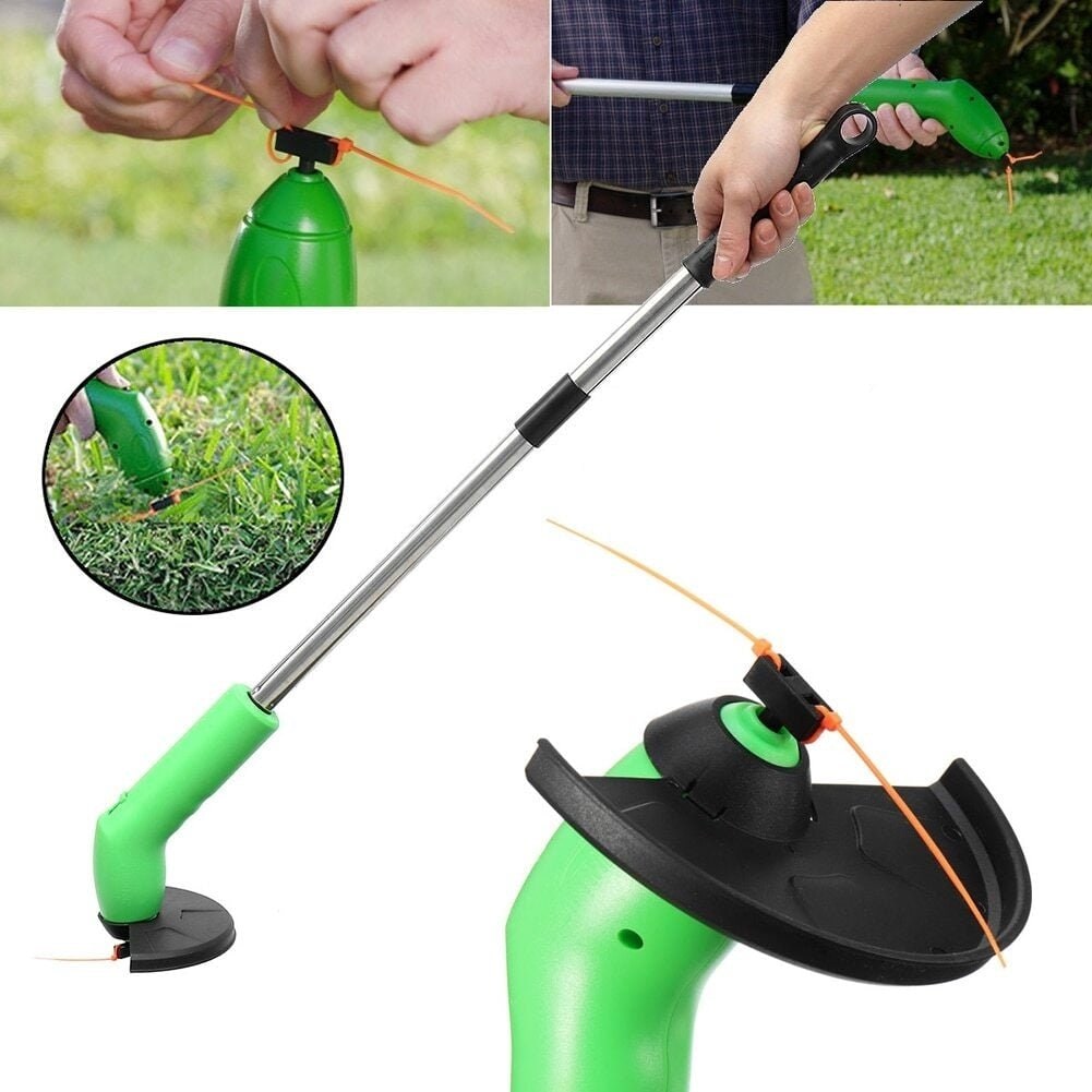 Cordless String Trimmer with Telescopic Pole and Battery Power for Grass Trimming - Image 6