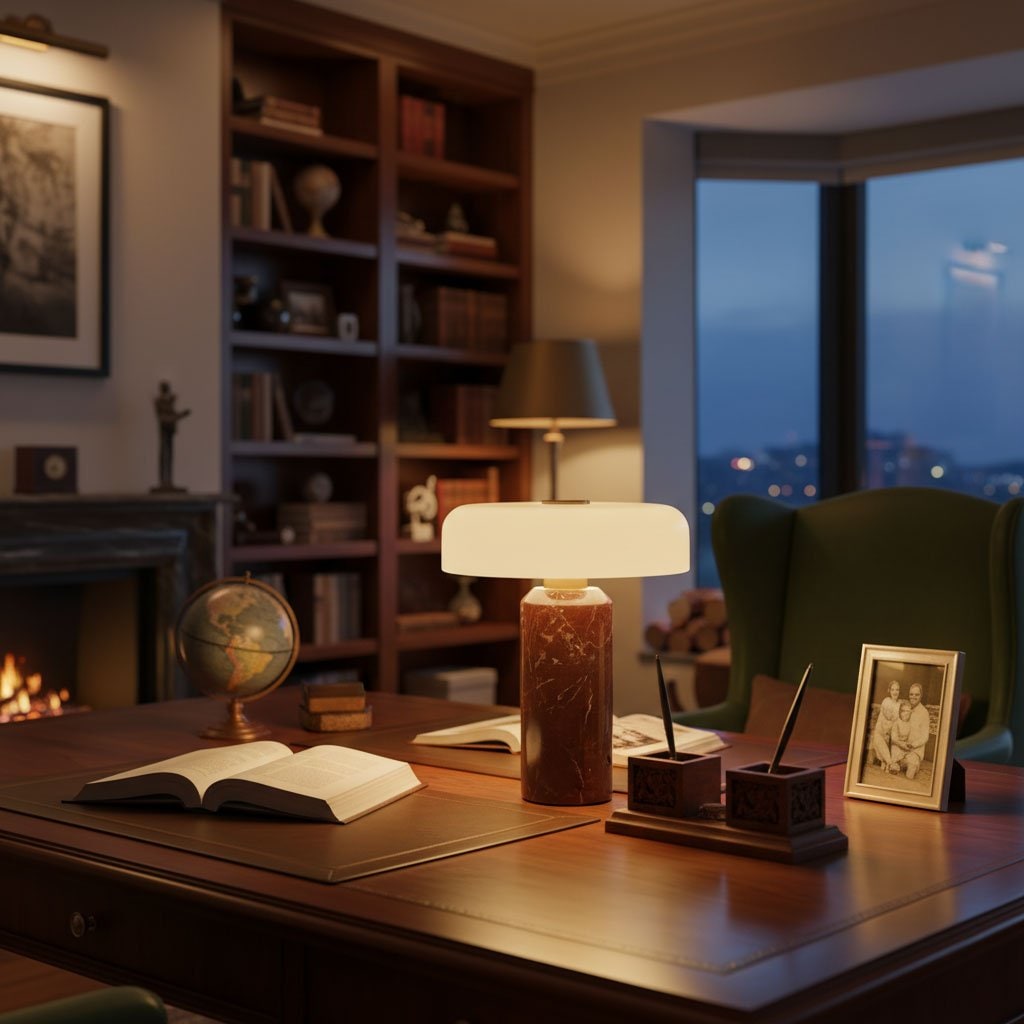 Cordless Table Lamp with Marble Base Touch Control and Rechargeable LED Light - Image 10