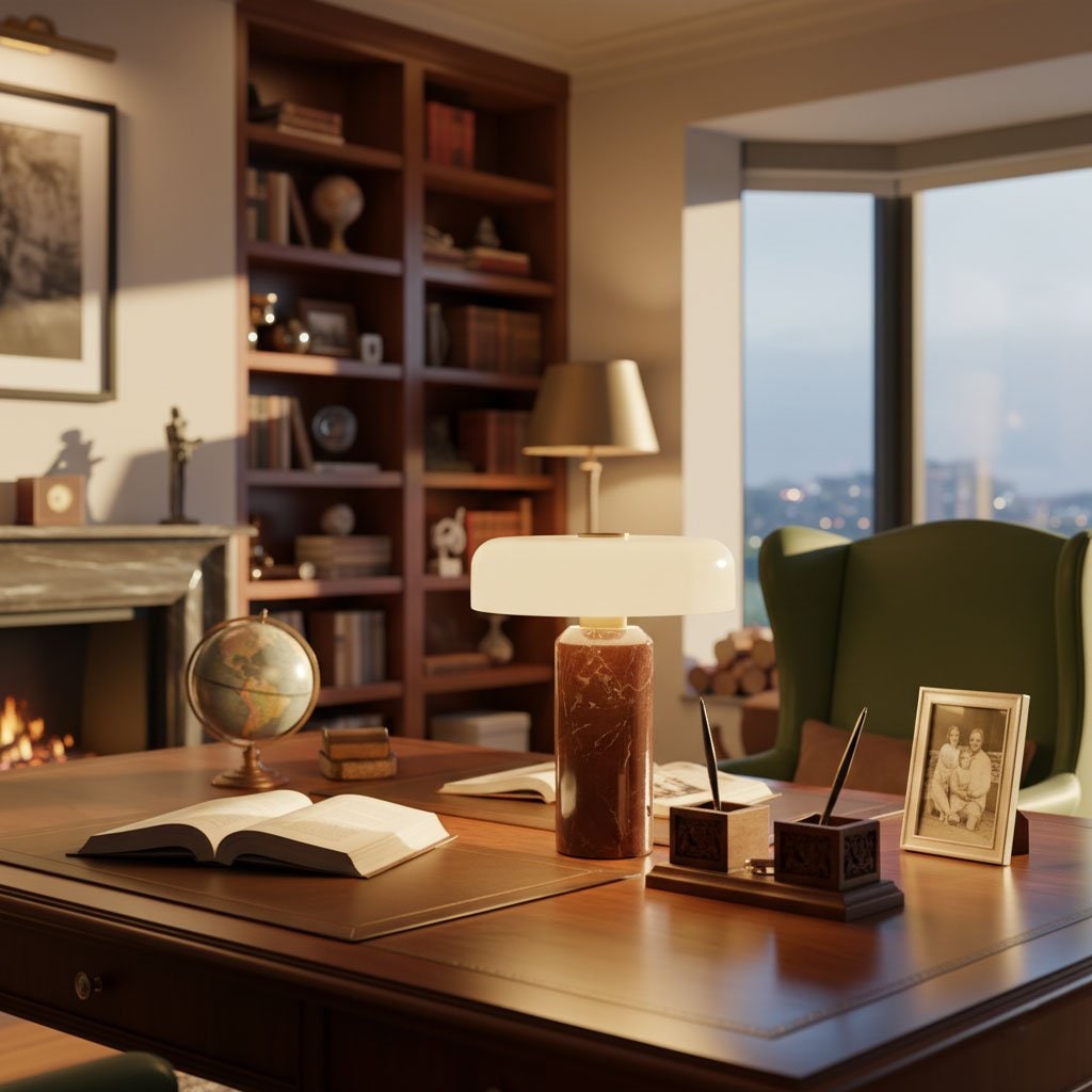Cordless Table Lamp with Marble Base Touch Control and Rechargeable LED Light - Image 11