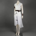 Cosplay Costume Sci-Fi Warrior Set with Draped Tunic Arm Wraps and Faux-Leather Belt - Image 1