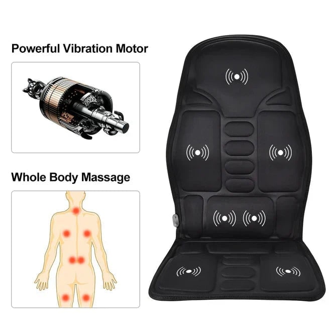 Desk Chair Seat Cushion with Heated Massage and Remote Control for Office - Image 6