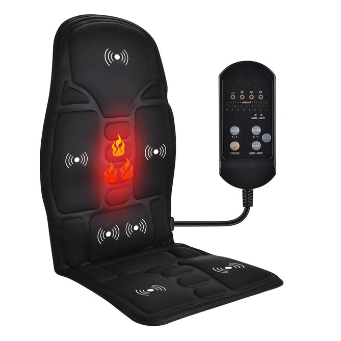 Desk Chair Seat Cushion with Heated Massage and Remote Control for Office - Image 7