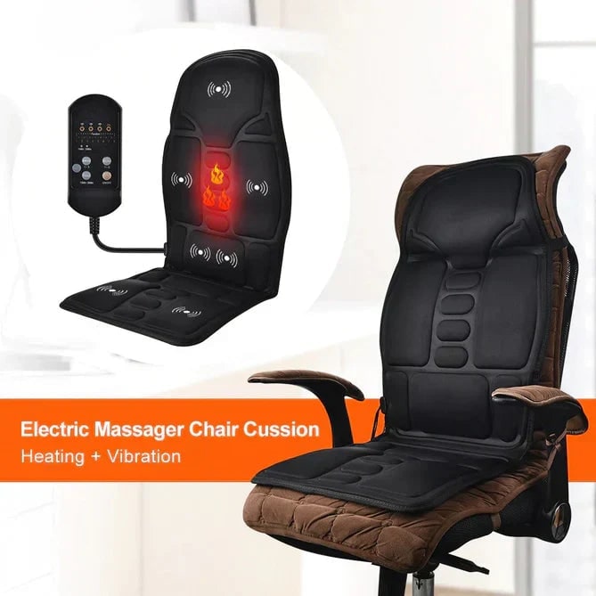 Desk Chair Seat Cushion with Heated Massage and Remote Control for Office - Image 8