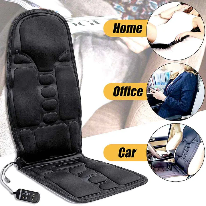 Desk Chair Seat Cushion with Massage Heat and Remote Control for Car and Office - Image 4