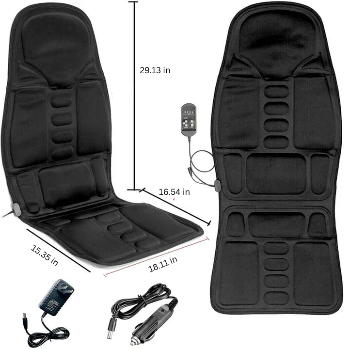 Desk Chair Seat Cushion with Massage Heat and Remote Control for Car and Office - Image 5