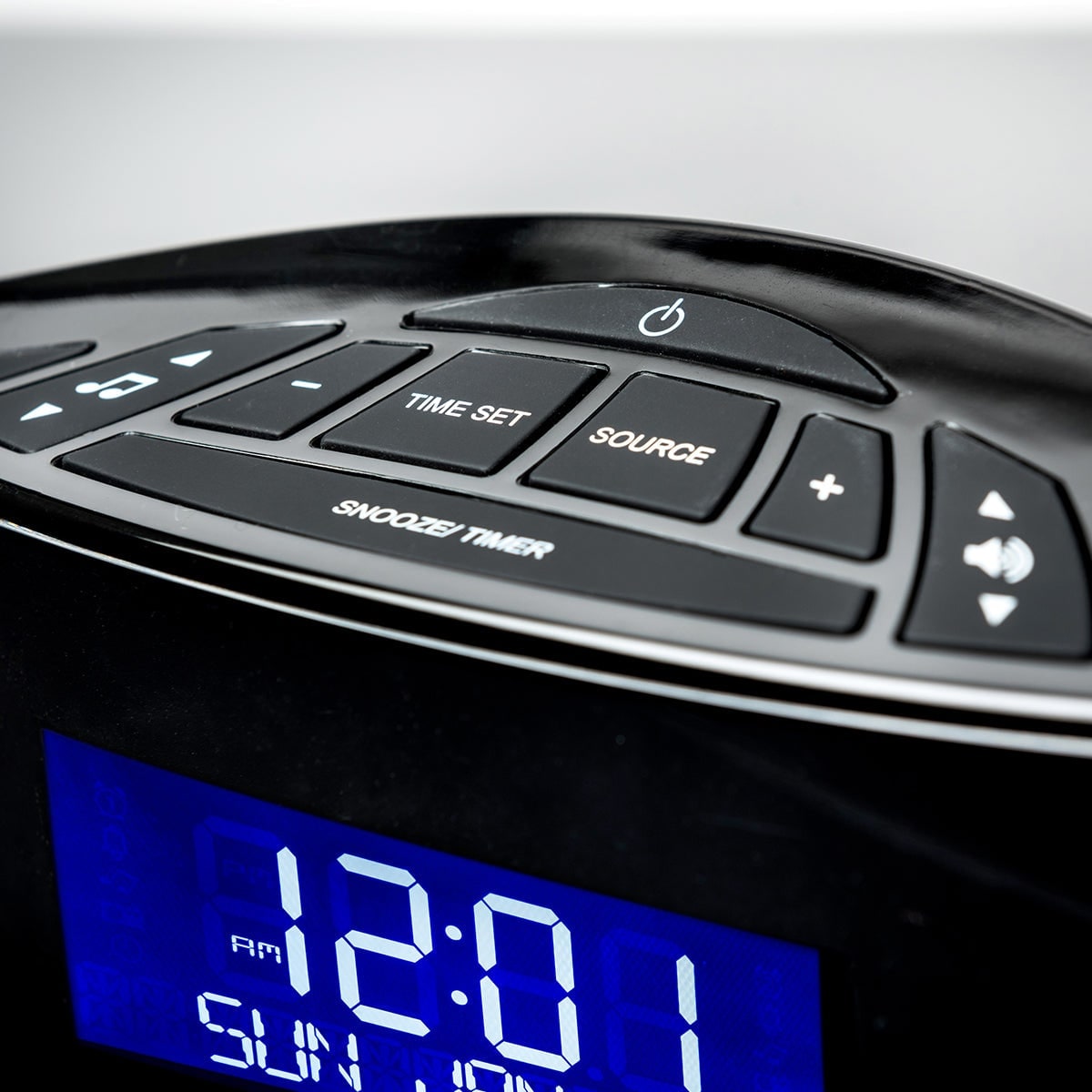 Digital Alarm Clock Radio with Calendar Display and Bedside Sound Machine - Image 4
