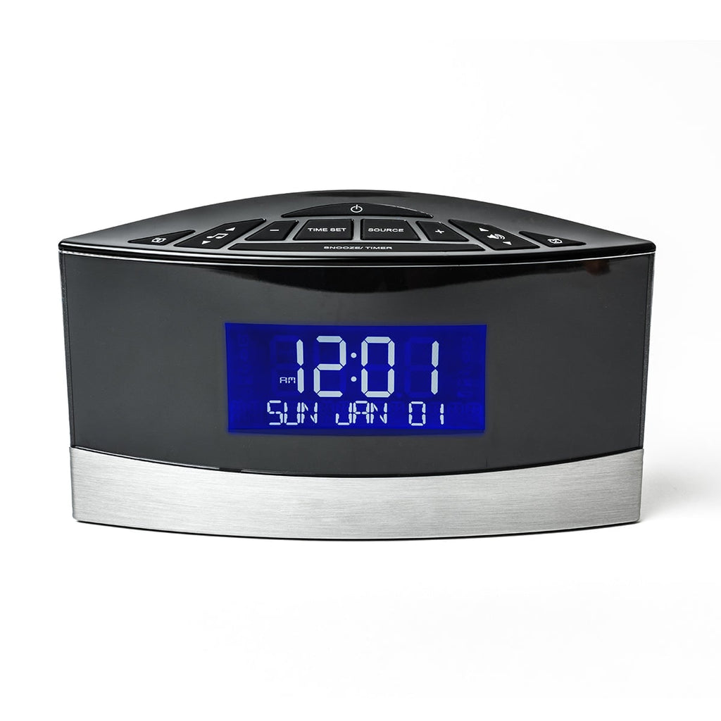 Digital Alarm Clock Radio with Calendar Display and Bedside Sound Machine - Image 7