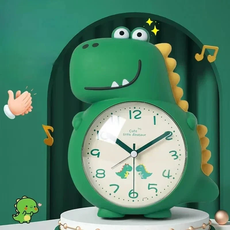 Dinosaur Analog Alarm Clock with Gentle Wake-Up Light and Quiet Operation - Image 6