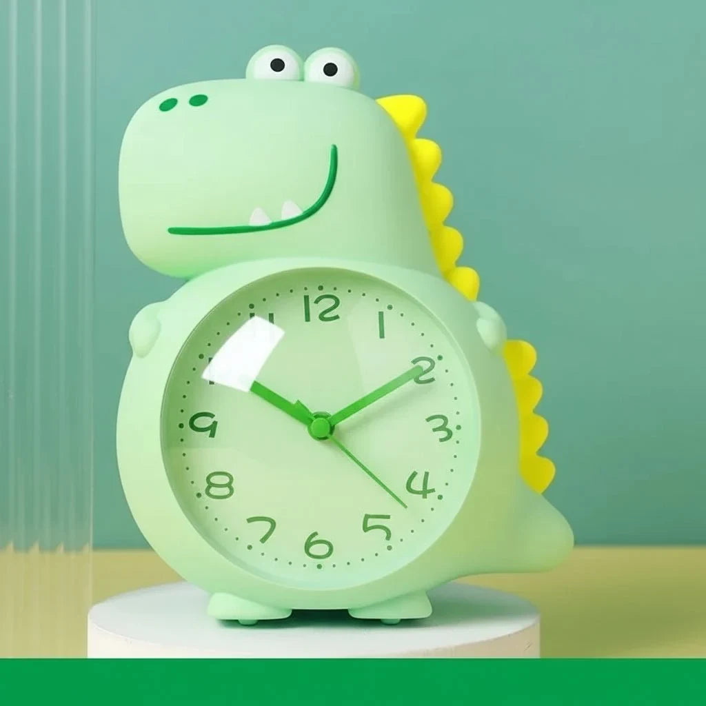 Dinosaur Analog Alarm Clock with Gentle Wake-Up Light and Quiet Operation - Image 8