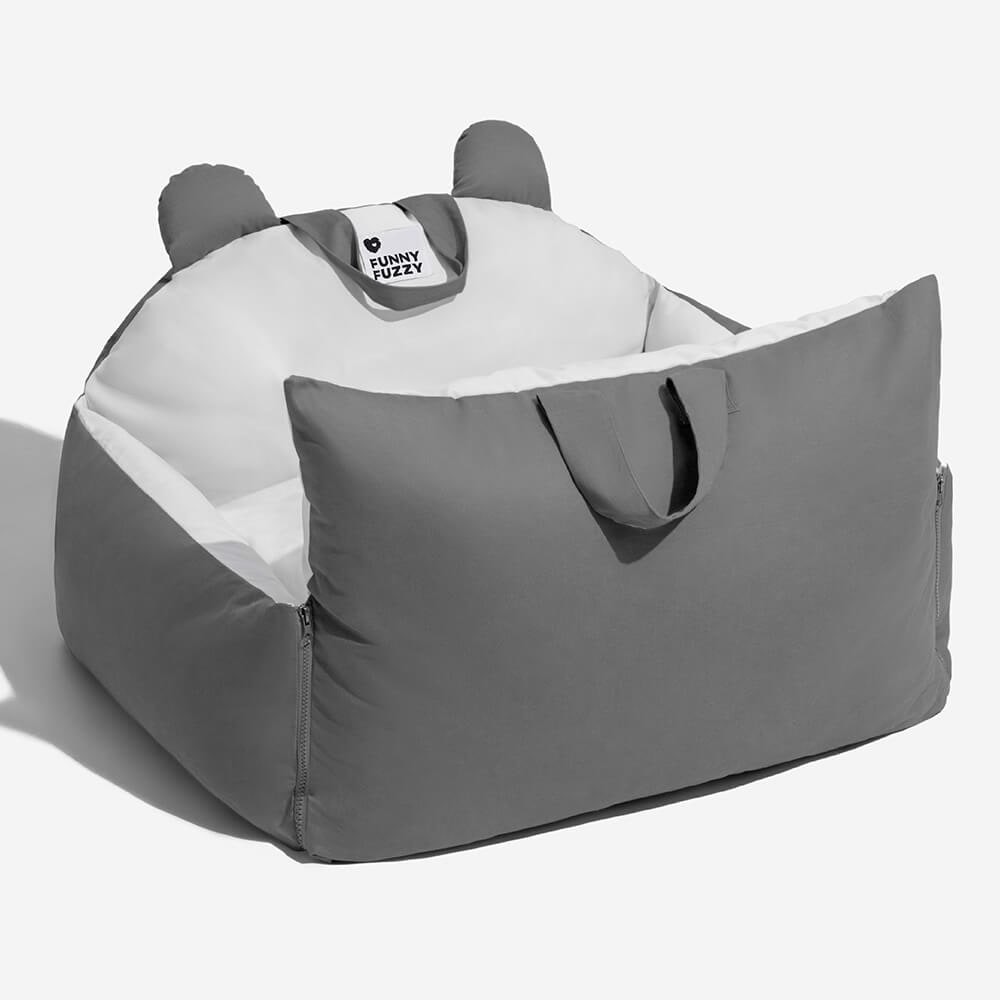 Dog Car Seat with Safety Leash Padded Cushion and Removable Cover for Pet Travel - Image 15