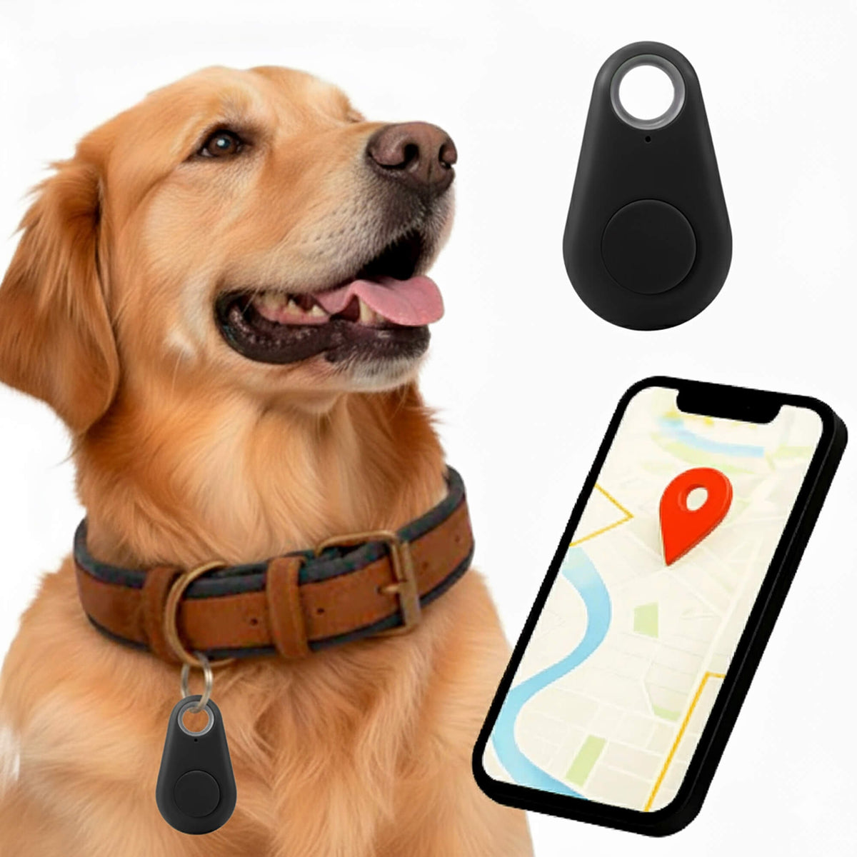 Dog GPS Tracker with Real-Time Location Updates and Compact Collar Design - Image 1
