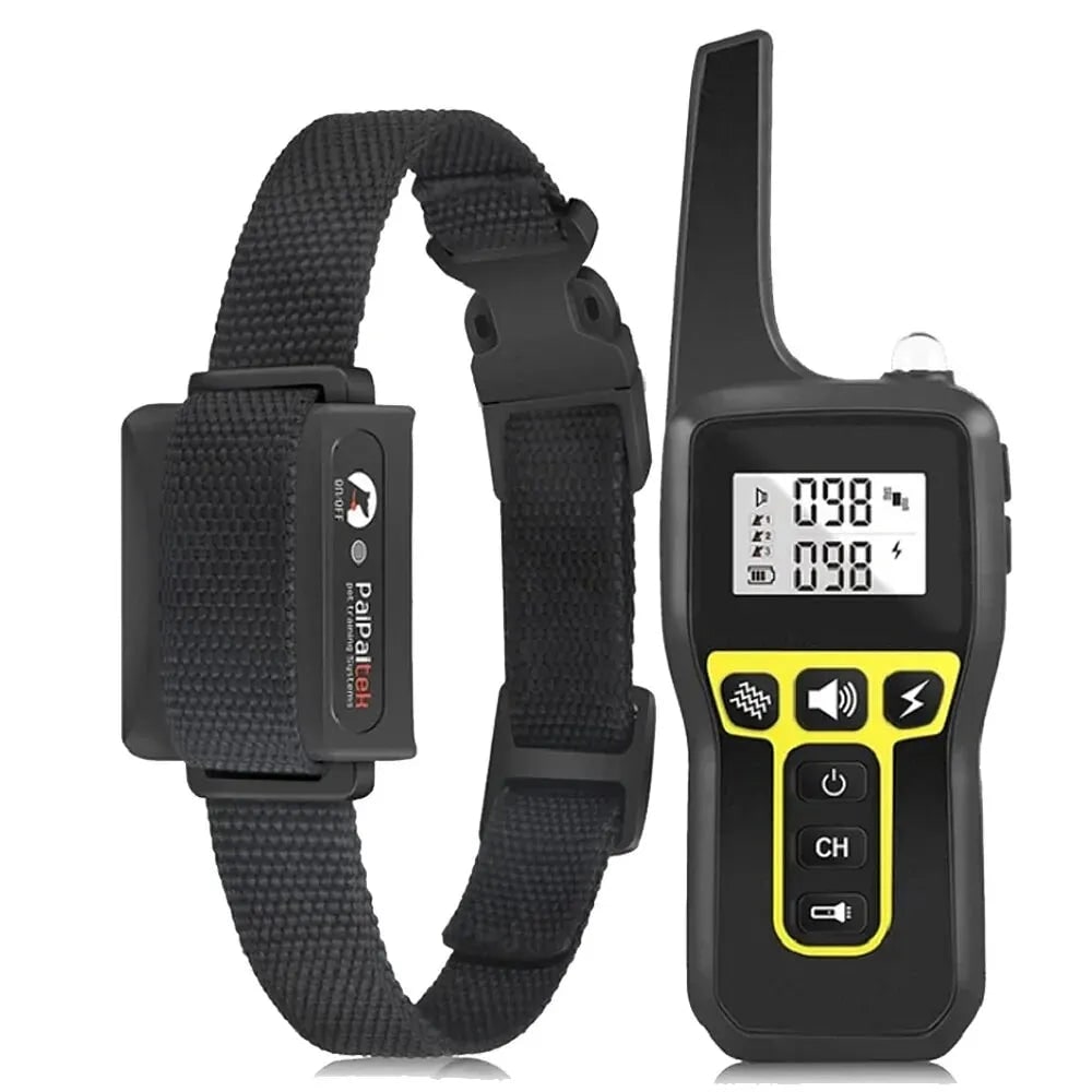Dog Training Collar with Remote Control Waterproof Receiver and Lcd Display - Image 1
