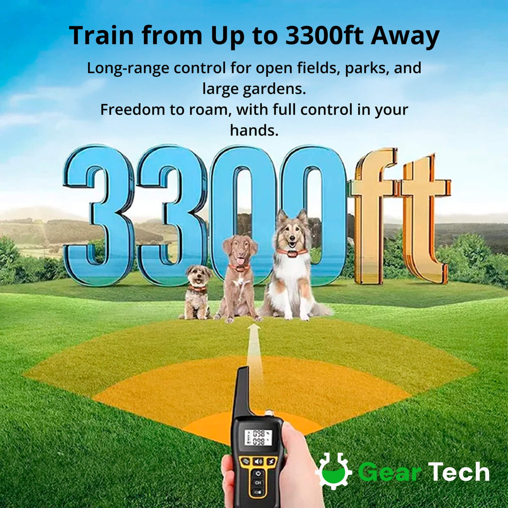 Dog Training Collar with Remote Control Waterproof Receiver and Lcd Display - Image 10